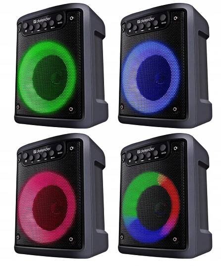 Přenosný reproduktor Bluetooth 5.3 Bezdrátový USB SD FM rádio TWS AUX 10W Barva černá