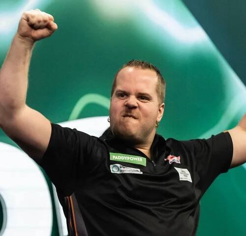 Dirk van Duijvenbode shows strong form to beat Josh Rock and win Darts Gala in Gummersbach