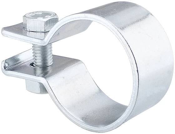 Objímka výfuku ETZ 125, 150 - přední - zinek | Motokrámek