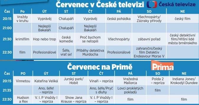TV program na léto: Prima a ČT opráší legendární seriály! | Blesk.cz