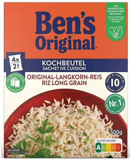 Uncle Ben's Dlouhozrnná rýže ve varných sáčcích - 0,5 kg