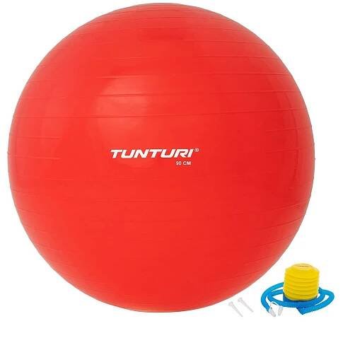 Gymnastický míč TUNTURI 90 cm červený
