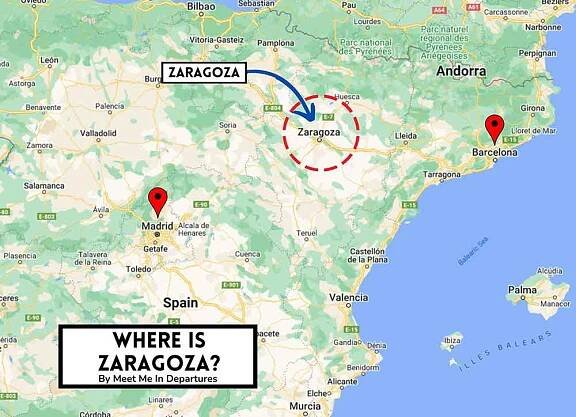 Where is Zaragoza map