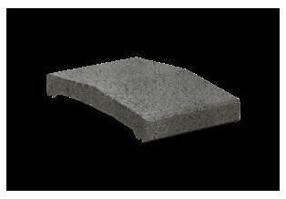 Betonová plotová stříška hladká KB ps-30 A 250 1-C9-03