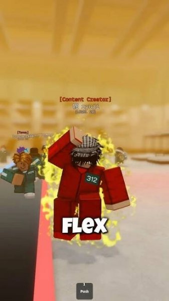 Using SECRET AURA in ROBLOX Squid Game #roblox #robloxgames #squidgame #squidgame3 #robloxsquidgame
