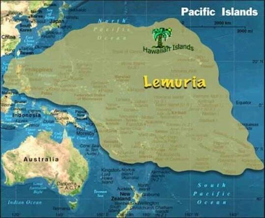 Lemurie, kontinent mezi Indií a Madagaskaren, záhadný kontinent