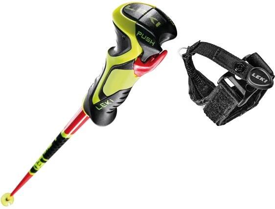 LEKI WCR Lite SL 3D Neon Pink/Black/Neon Yellow 2023/24 120 cm