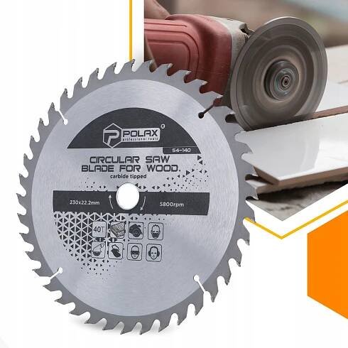 Kotoučová pila Kotouč DŘEVO 230 mm 40T Bruska Pily Řezání PŘESNÉ Stav balení originální