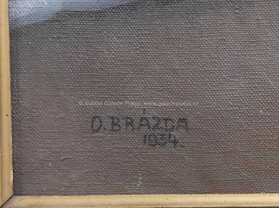 Oskar Brázda / Ovocné zátiší - detail aukce « Aukce « Aukční Galerie Platýz
