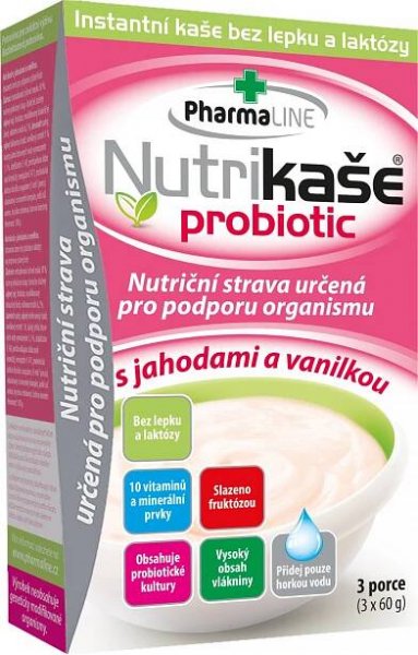 Mogador Nutrikaše Probiotic 3x 60 g jahoda/vanilka od 56 Kč