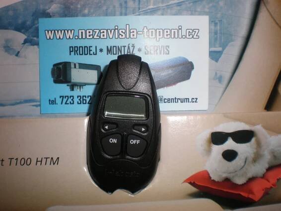 Dálkové ovládání Webasto HTM 100,Telestart T100 HTM + baterie 1314637