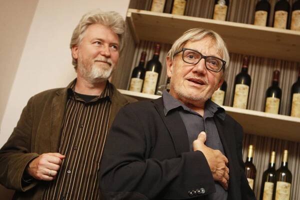Na premiéru dorazili také režisér Radovan Lipus a scénograf Petr Matásek, kteří budou v této sezóně v Pardubicích také pracovat, foto Jiří Sejkora
