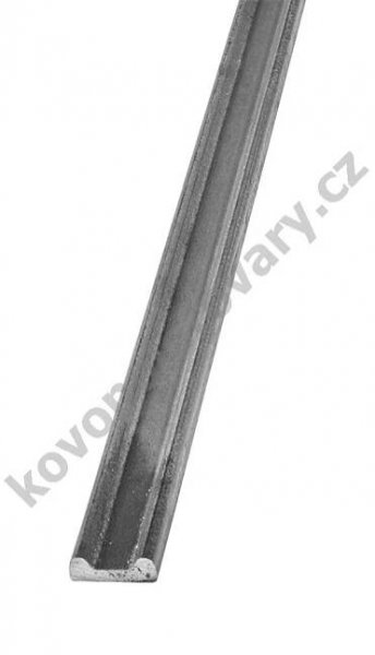Zdobená pásovina pro kované zábradlí, ploty a brány 31.101, pr.25x8 mm | KovoPolotovary.cz 
