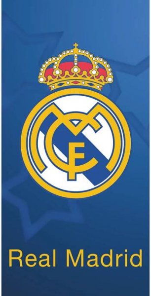 Fotbalová osuška Real Madrid Blue Stars - nakupy-detem.cz