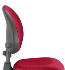 Laboratorní židle SMART, vysoká, s opěrným kruhem, koženka bílá