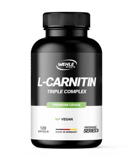 Wehle L-CARNITIN TRIPLE 3000 mg COMPLEX Acetyl Tartrat Fumarat - 120 Kapseln