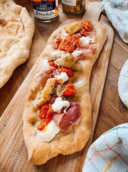 Ein Rezept von Lievito Mamma für Pinsa mit Lievito Madre