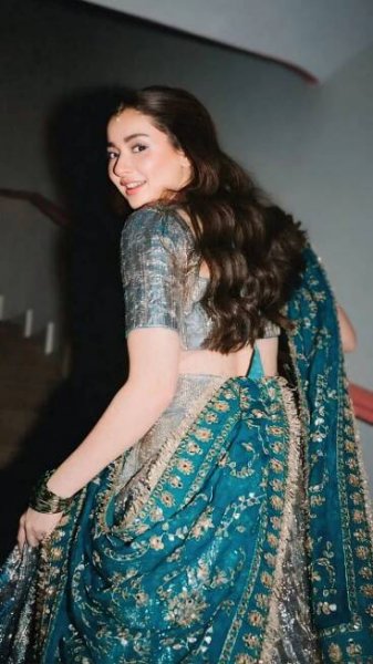 Indian saree to Pakistani Anarkali: Hania Aamir’s lookbook for Eid 2025