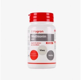 Methionin 500 mg 50 tablet + vzorek zdarma - Lilea.cz