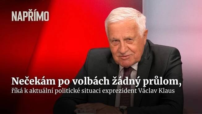 Klaus: Po volbách se toho moc nezmění. Strany nemají co nabídnout