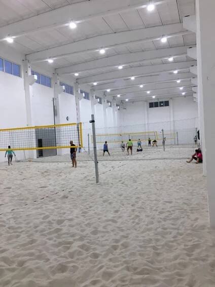 U nás hrajeme za každého počasí .-) – Beach Liberec