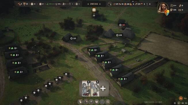 Manor Lords tab overview