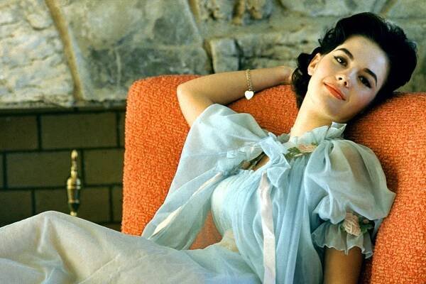 Natalie Wood lounging