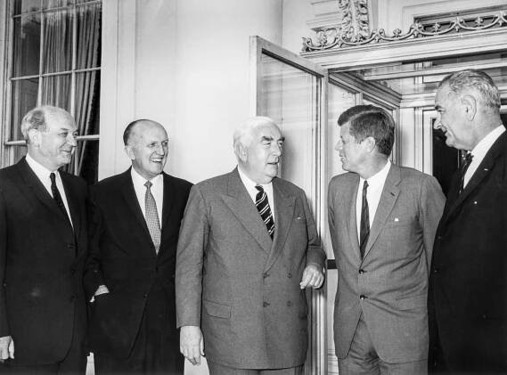 JFK with Sir Robert Menzies - 8 July 1963
