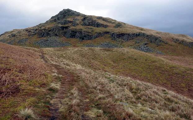 Climbing the Eastern Wainwright Fells from Patterdale in the Lake District, Arnison Crag, Birks & St Sunday Crag. 