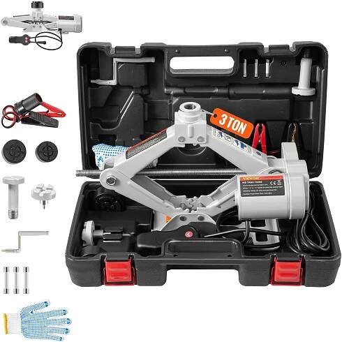 VEVOR Electric Hydraulic Floor Jack Car Lift 3 Ton 5 Ton 12V DC Impact Wrench - Obrázek 51 z 62