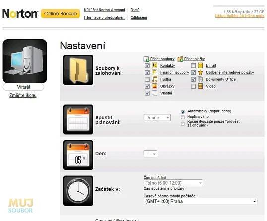 Nastavení