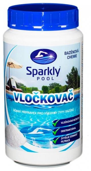 SparklyPool Sparkly POOL Vločkovač - granulát 1 kg