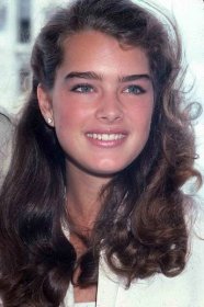 Close-up of American actor and model Brooke Shields as she promotes her movie 'Blue Lagoon' at the St Moritz Hotel, New York, New York, June 1, 1980.