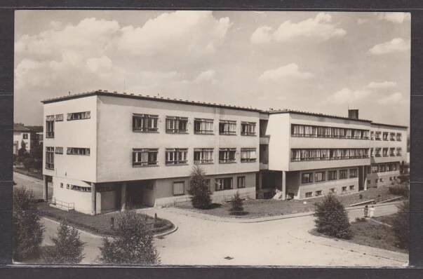 Nové Město na Moravě - nemocnice - Pohlednice místopis