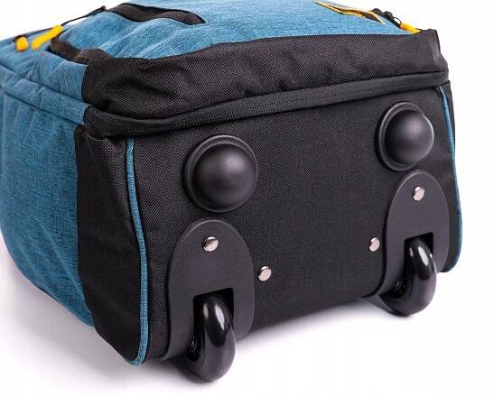 Cestovní taška kufr ADVENTURE PRO 40x25x20 příruční zavazadlo - Černá Druh měkké