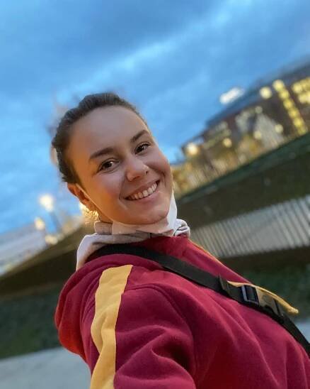 Slovenská herečka Dominika Kavaschová.