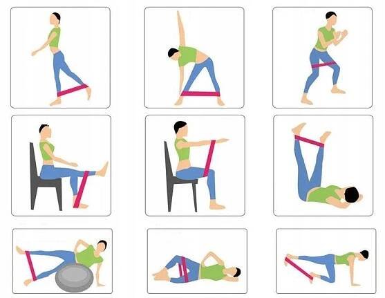 Odporová posilovací fitness guma Flexifit velmi těžká 15-20 kg | mujandilek.cz