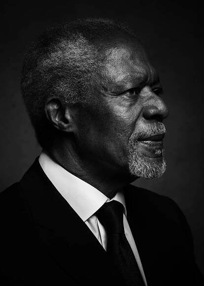 Kofi Annan/one young world 2017 for Vanity Fair UK 2