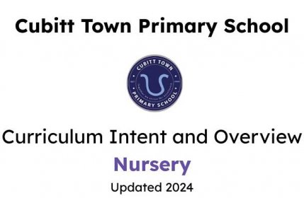 About our Curriculum - Cubitt Town Primary School