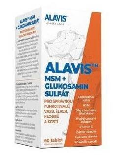 Alavis MSM + Glukosamin sulfát 60 tablet