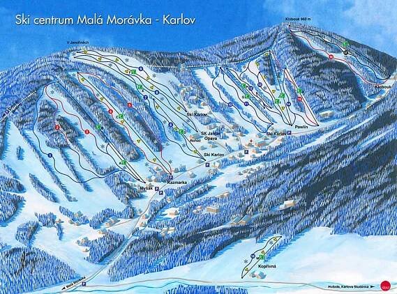 JESENÍKY - top skiareály - Cesty na Míru