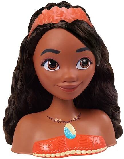 DISNEY PANENKA VAIANA HLAVA PRO STYLING ČESÁNÍ MOANA VELKÝ SET 14 DÍLKŮ Značka Just Play