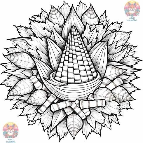 Discover our Unique Candy Corn Coloring Page Collection - adultcolouring.com
