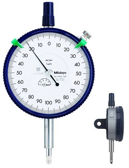 Číselníkový úchylkoměr Mitutoyo 0-1/0,001 mm, průměr 78 mm, s očkem