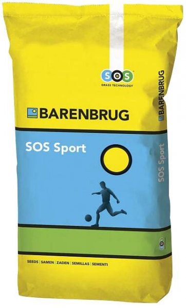 Barenbrug grass seed SOS Super Over Seeding - recovery sports grass - 15kg to 500m²