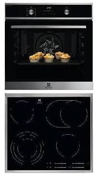 SET Trouba ELECTROLUX EOD6P77WX + Sklokeramická deska ELECTROLUX EHF46547XK