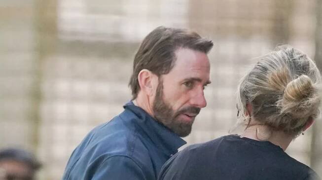 Joseph Fiennes pictured on set for first time as he takes on role of England legend