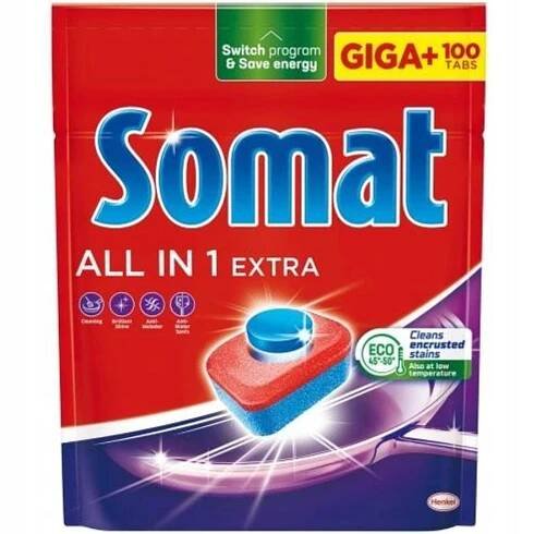 SOMAT All in 1 Extra Tablety do myčky 100 kusů