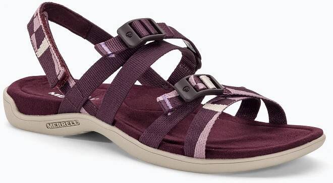Dámské sandály Merrell District 3 Backstrap Web burgundy