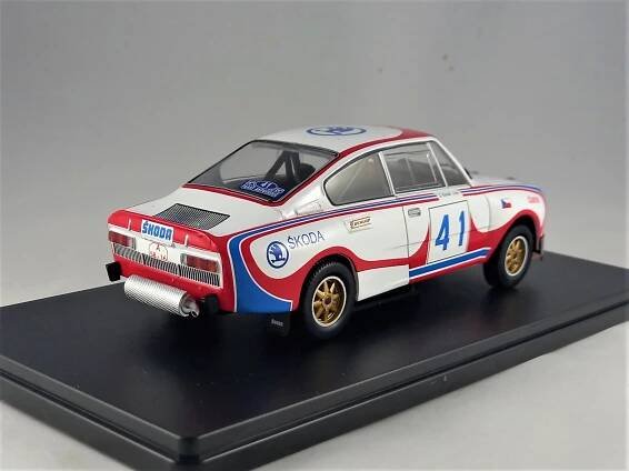 Škoda 130 RS, No.41, Kvaizar, rallye Acropolis 1979 1:24 IXO